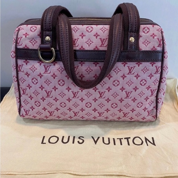 Authentic Bordeaux Mini Lin Monogram - Picture 6 of 8